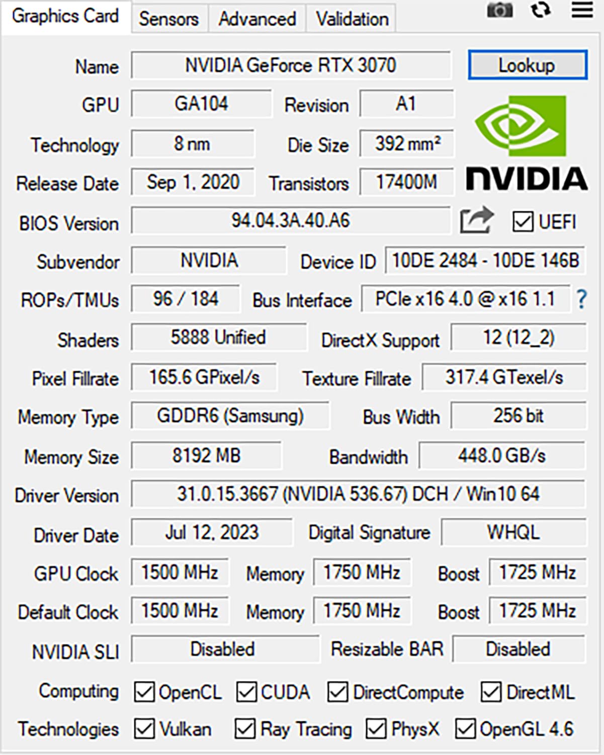 Amazon | NVIDIA Geforce RTX 3070 搭載 グラフィックボード GDDR6 8GB